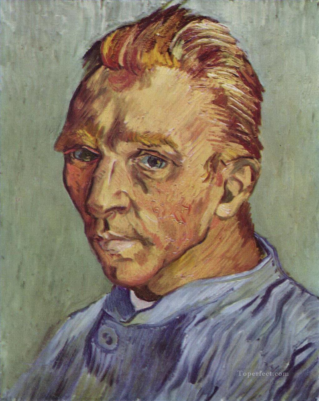 自画像 1889 フィンセント・ファン・ゴッホ油絵